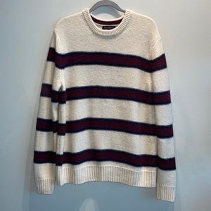Banana republic stripped sweater. Mens large. Good condition.